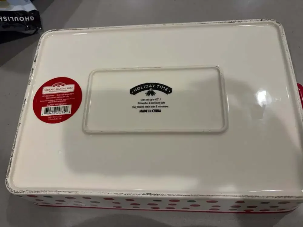 Holiday Stoneware Rectangular Baking Dish 9x13
